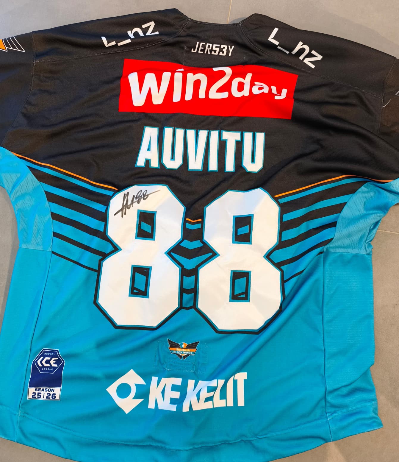 Matchworn Trikot Home 2025/26 signiert – YOHANN AUVITU #88