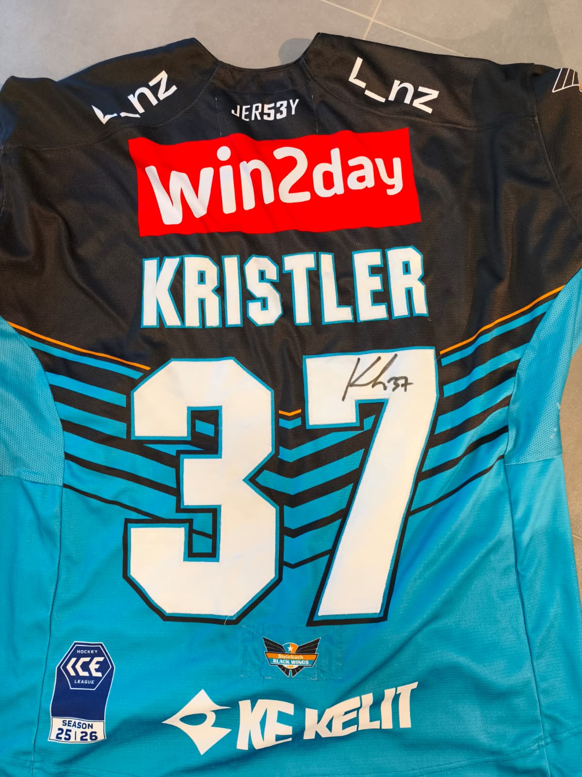 Matchworn Trikot Home 2025/26 signiert – ANDREAS KRISTLER #37