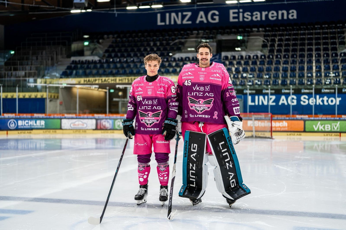BWL Matchworn Trikot Pink-Ribbon 26/27 signiert – Brian Lebler #7