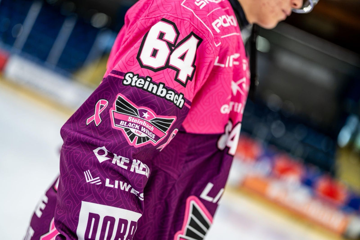 BWL Matchworn Trikot Pink-Ribbon 26/27 signiert – Brian Lebler #7