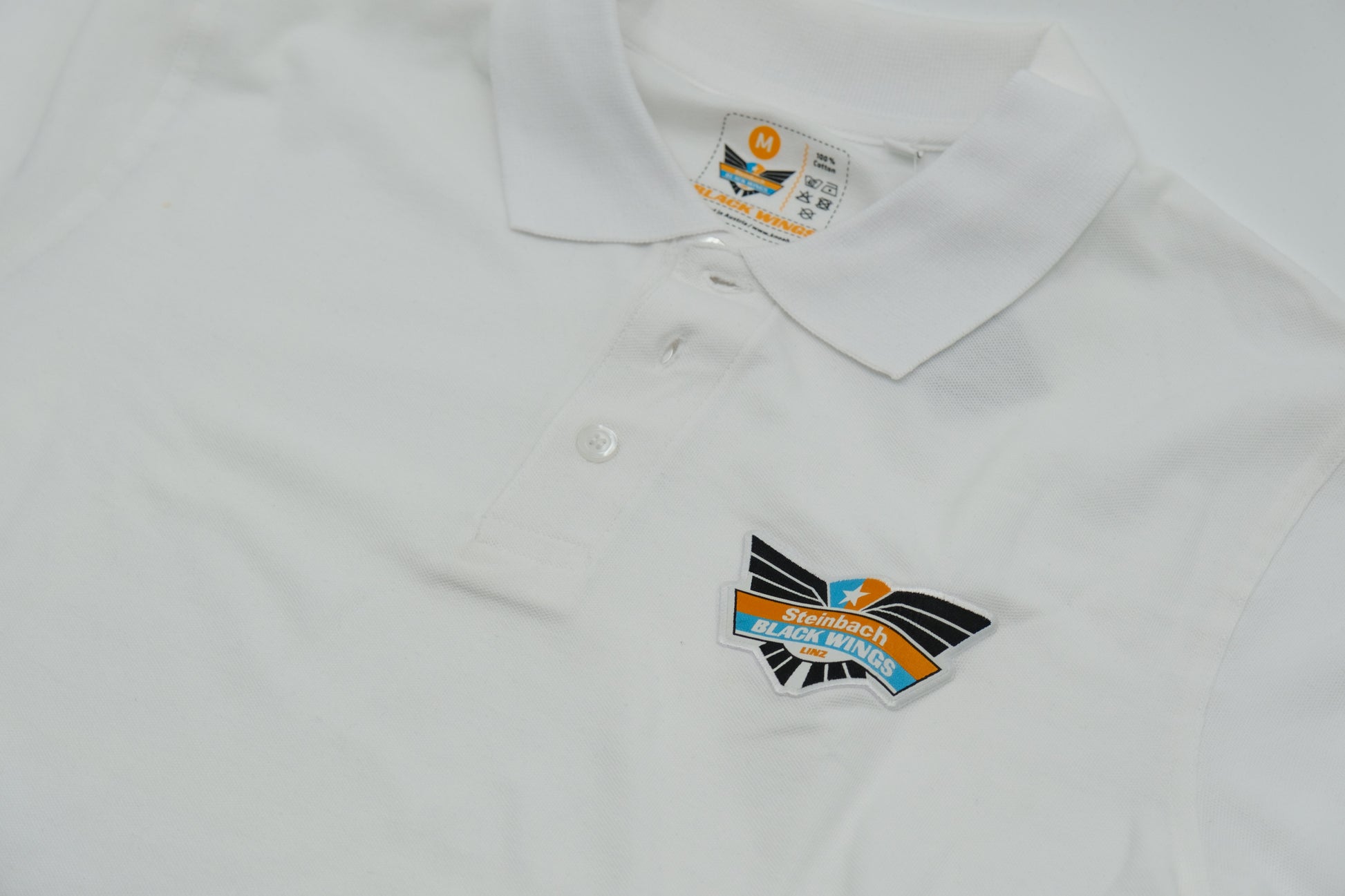 Black Wings POLO Weiß
