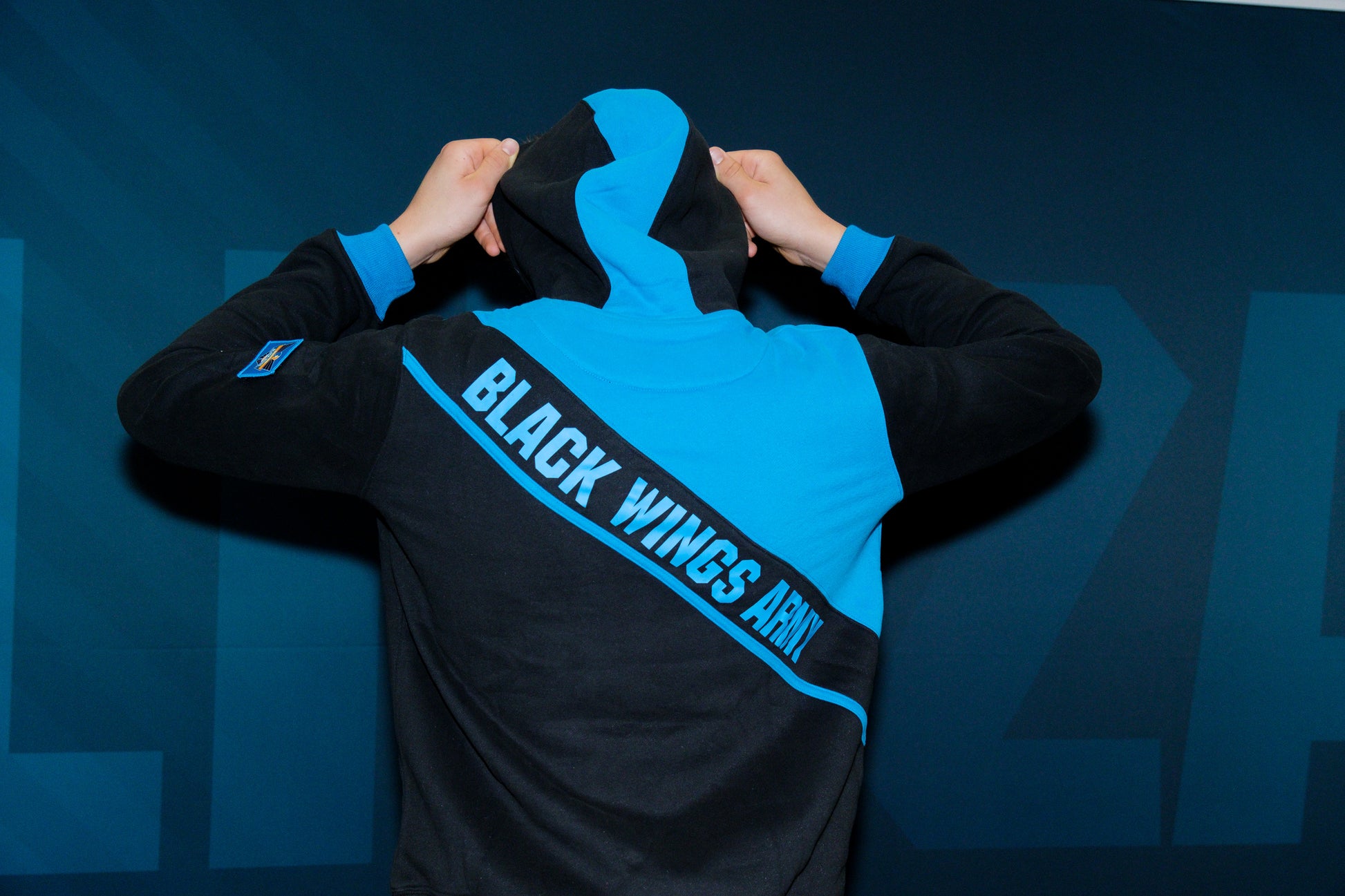 Black Wings Hoodie Patcher