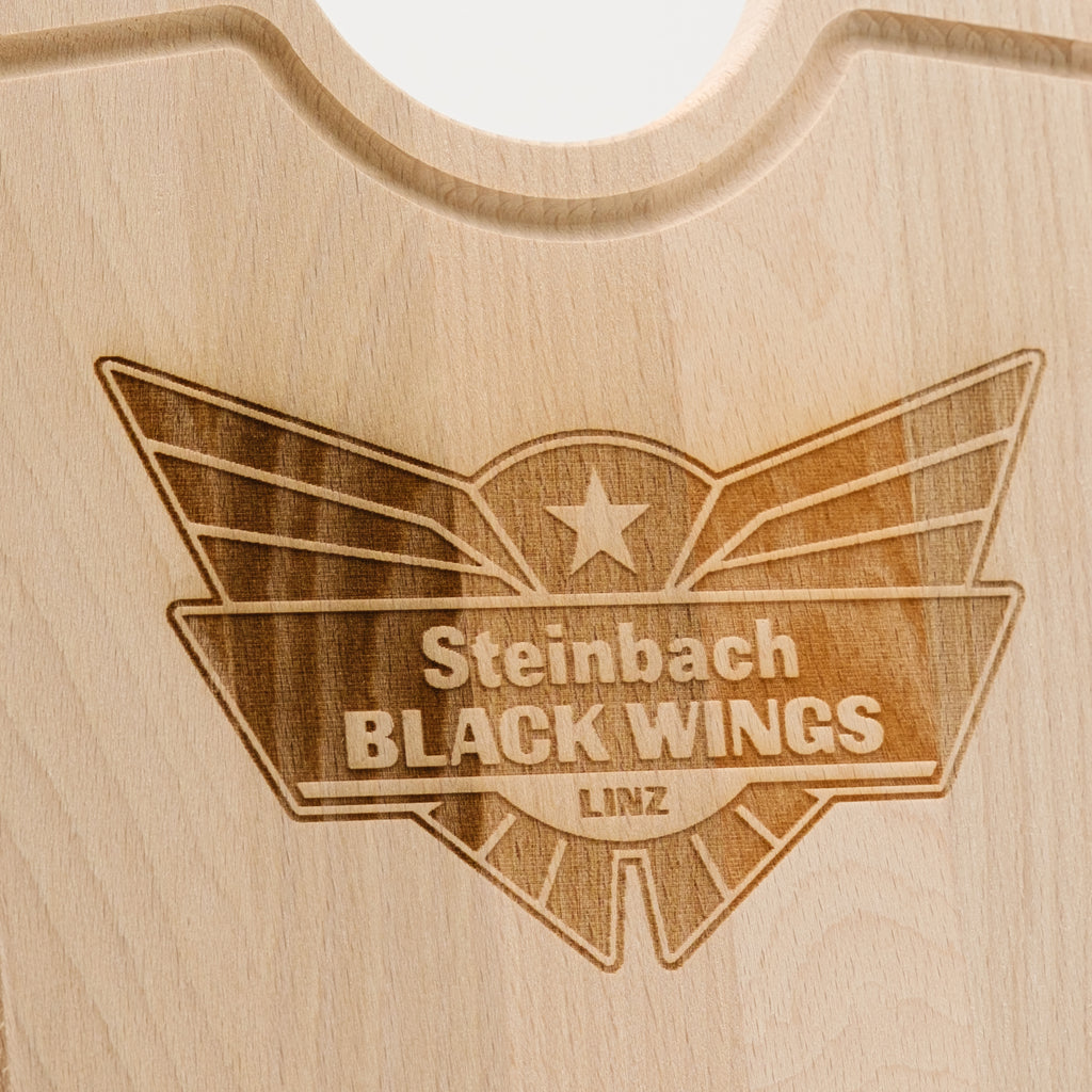 BLACK WINGS Holzbrett
