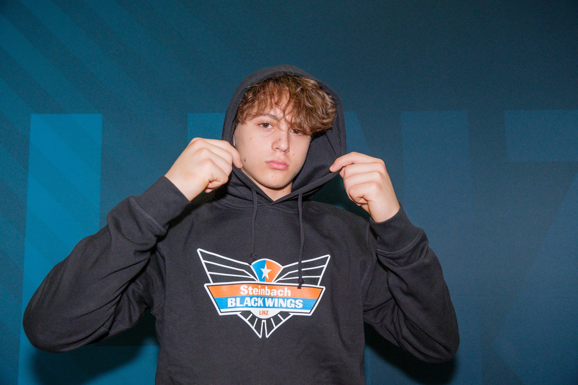 Black Wings Hoodie Big Logo