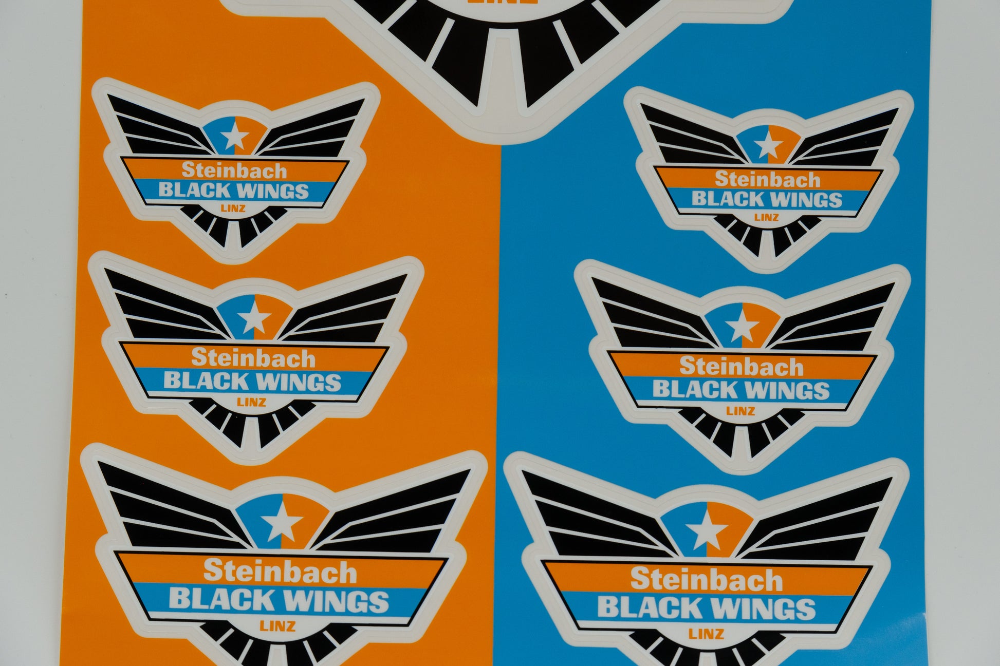Black Wings Aufkleberbogen A4 Classic