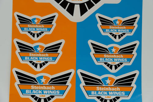 Black Wings Aufkleberbogen A4 Classic