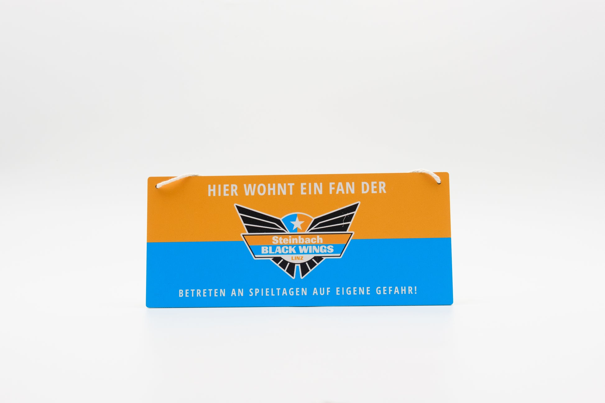 BLACK WINGS MDF Holzschild