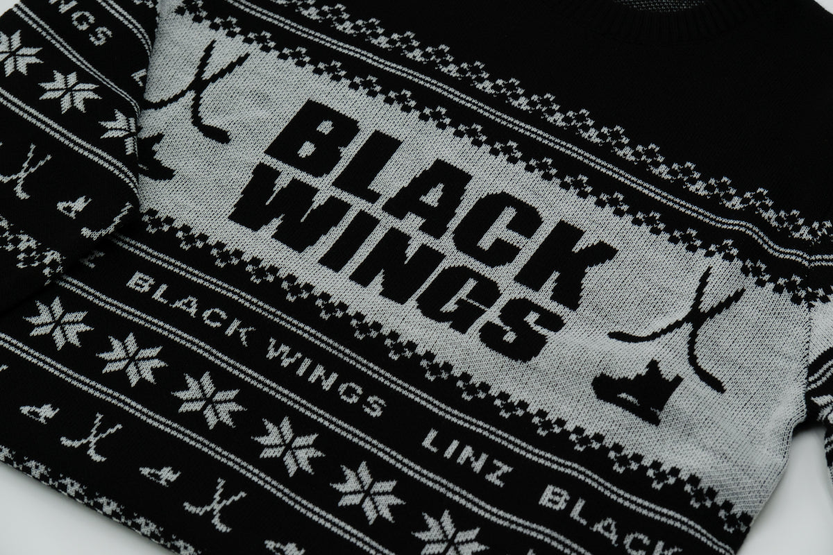 Black Wings Christmas Sweater