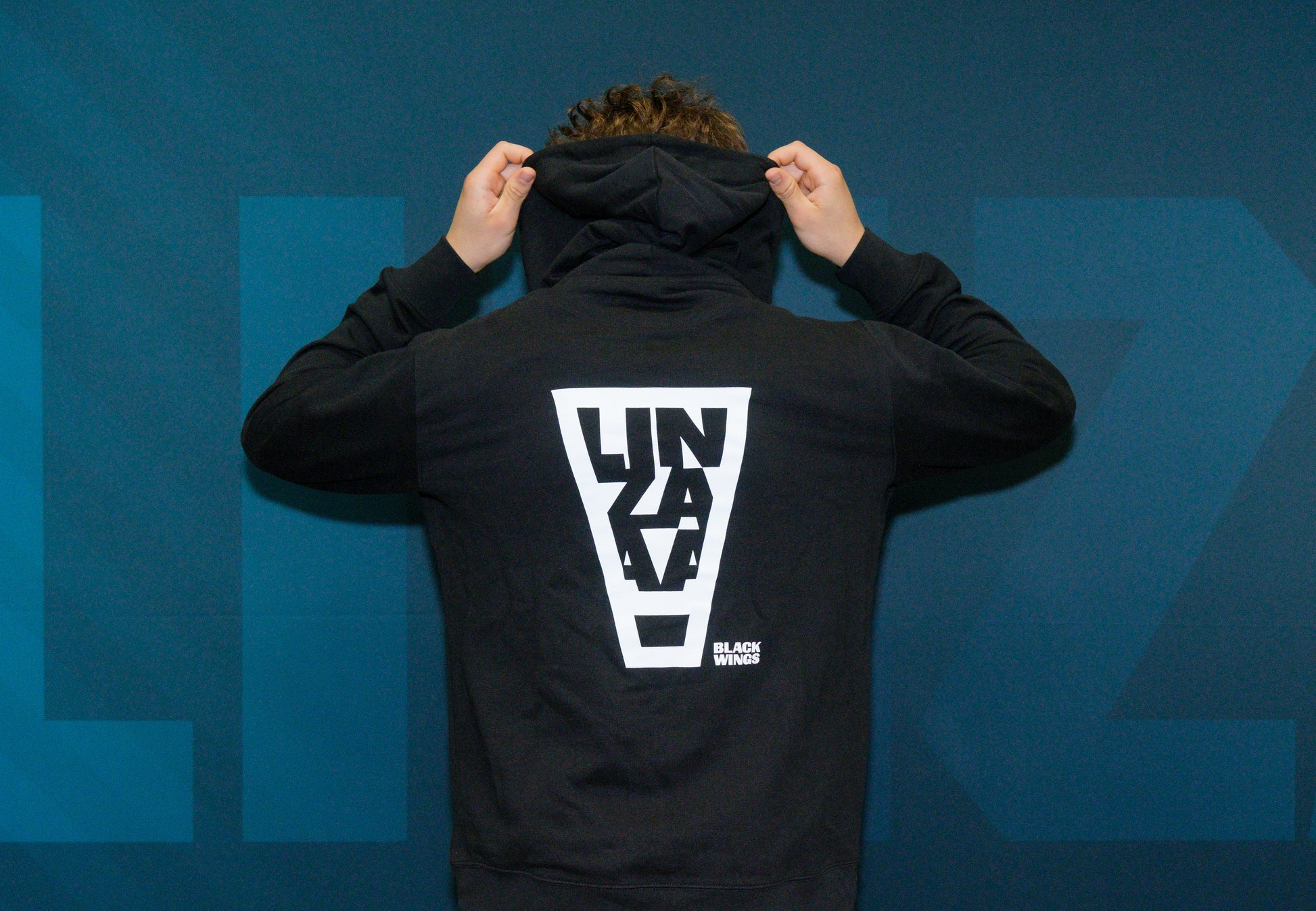 Black Wings Hoodie LINZAA Unisex
