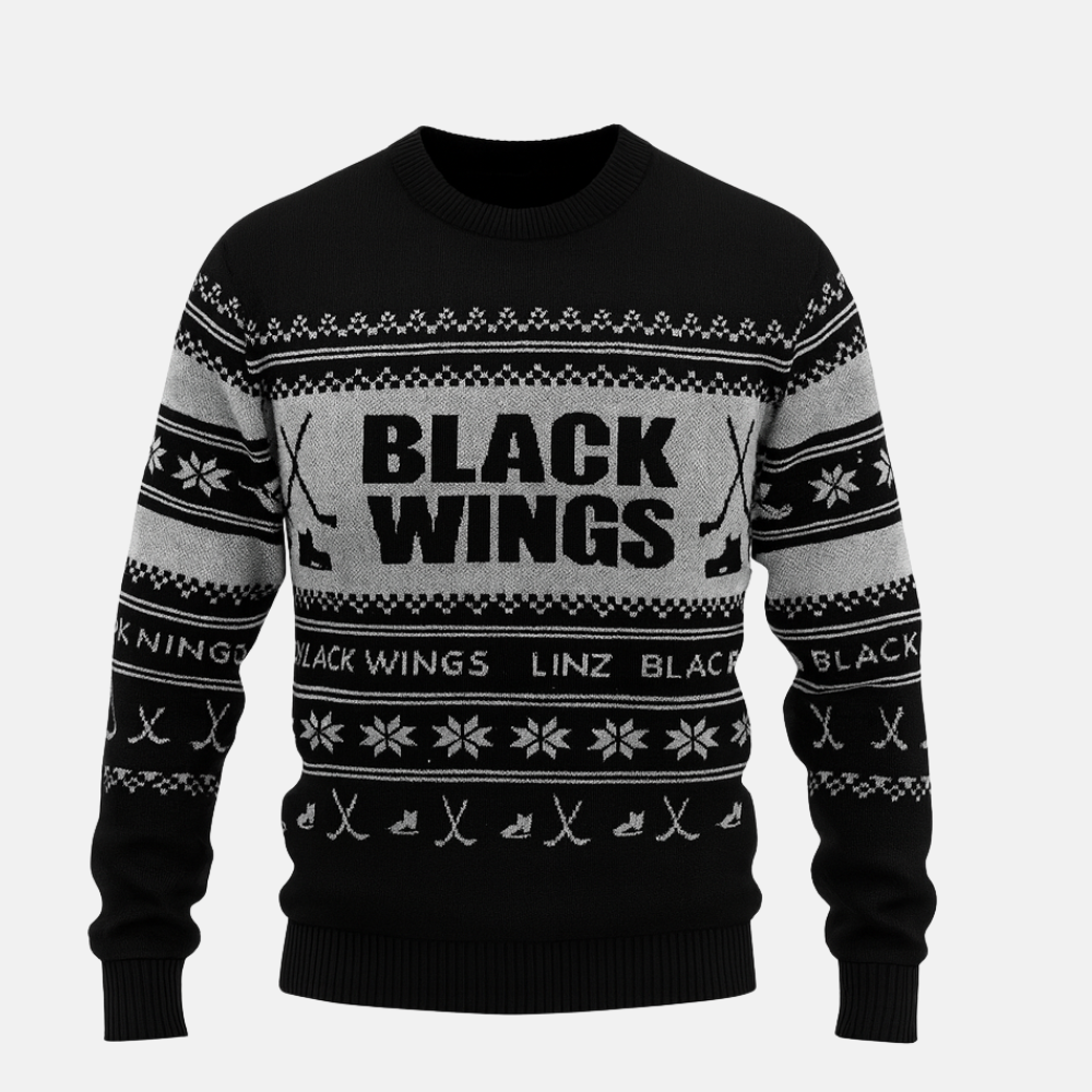 Black Wings Christmas Sweater
