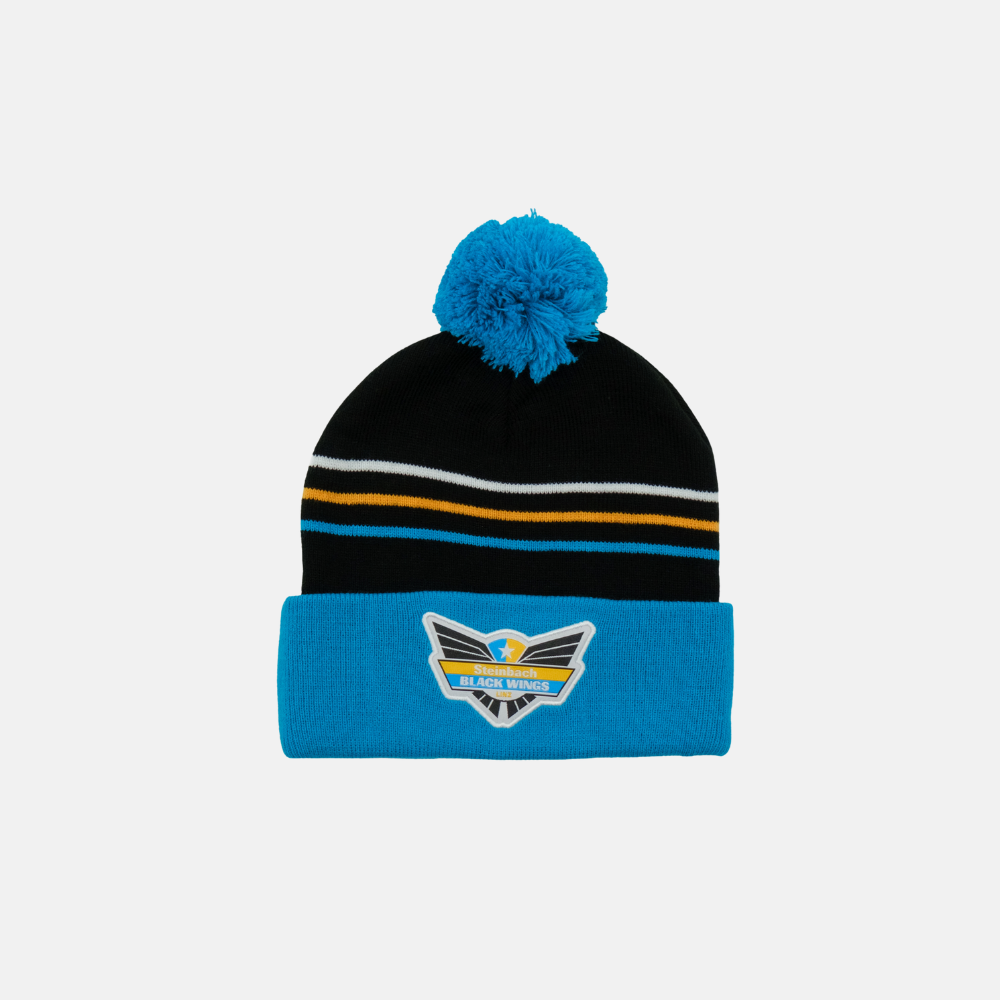 Black Wings Beanie Bommel