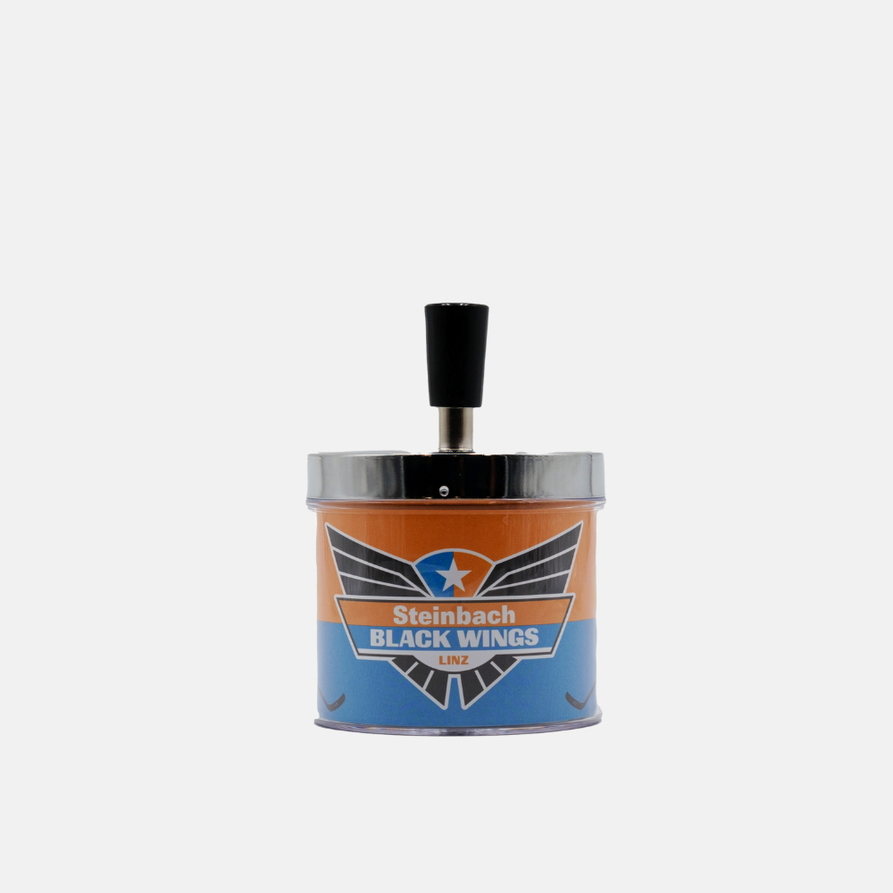 Black Wings Drehascher mit Aufdruck
