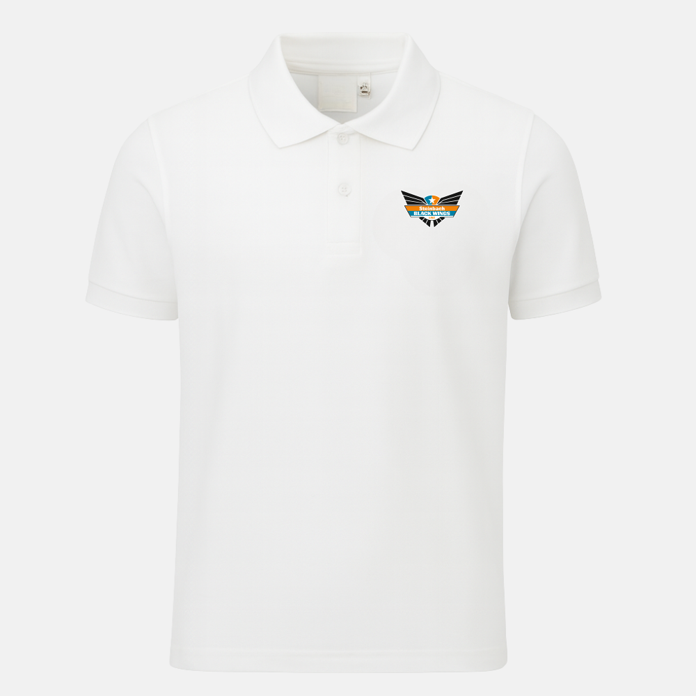 Black Wings POLO Weiß