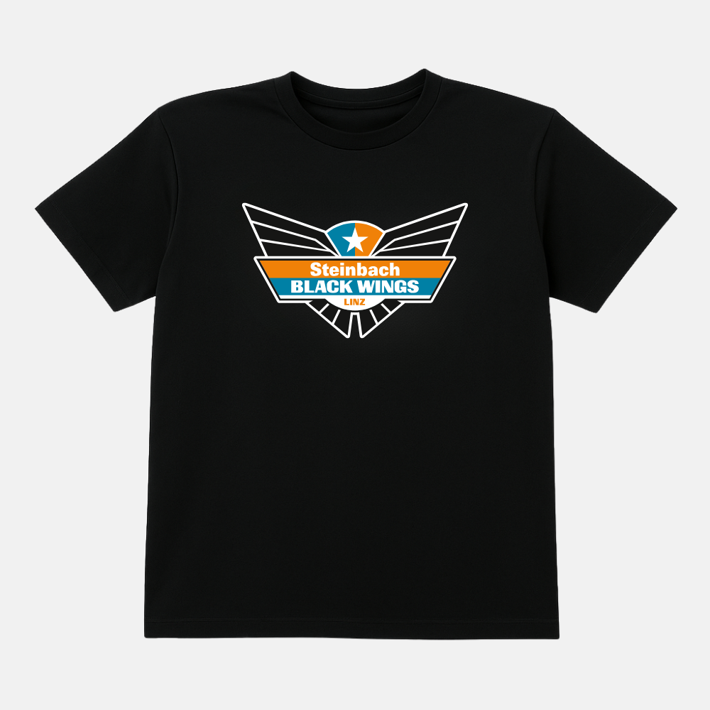 Black Wings T-Shirt Big Logo