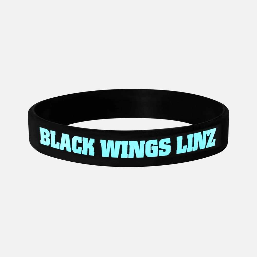 Black WIngs Silikonarmband petrol