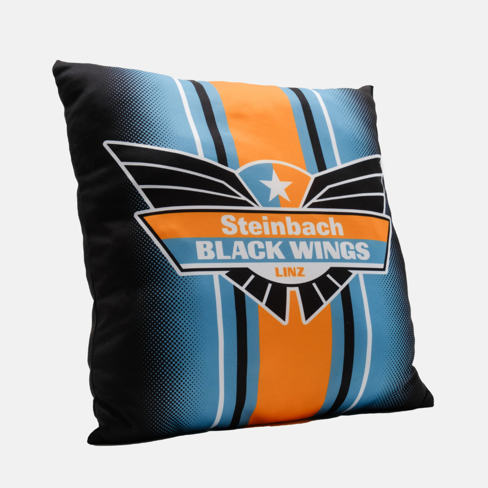 Black Wings Kissen Classic Wappen