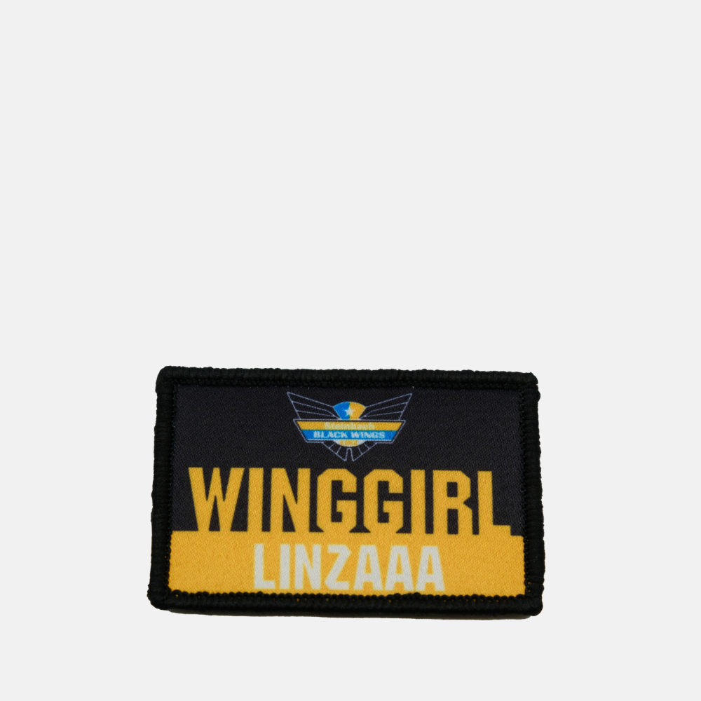 Black Wings Patch Winggirl