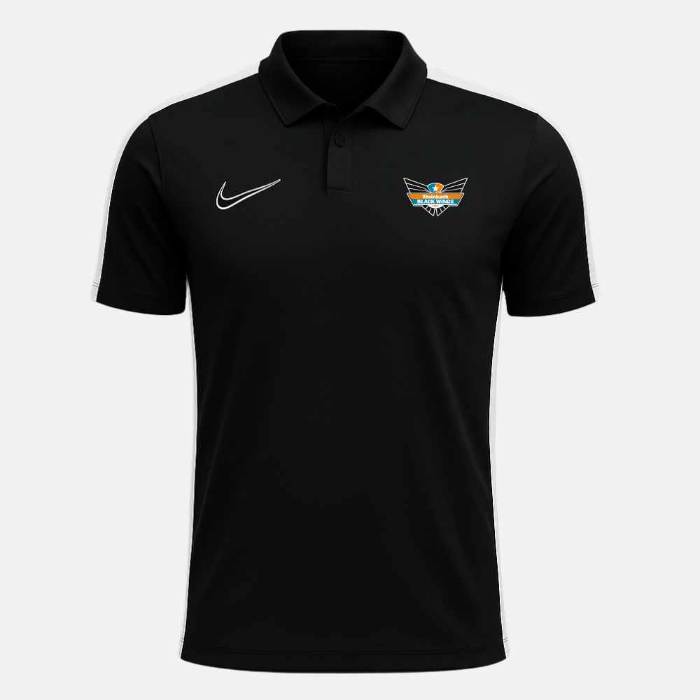 Nike Black Wings Academy 23 Poloshirt Schwarz
