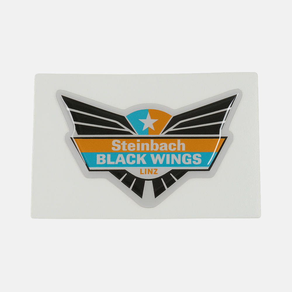 Black Wings 3D Aufkleber Classic