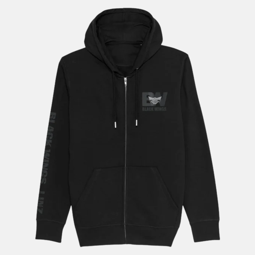 Black Wings Unisex Jacke mit Zip Classic