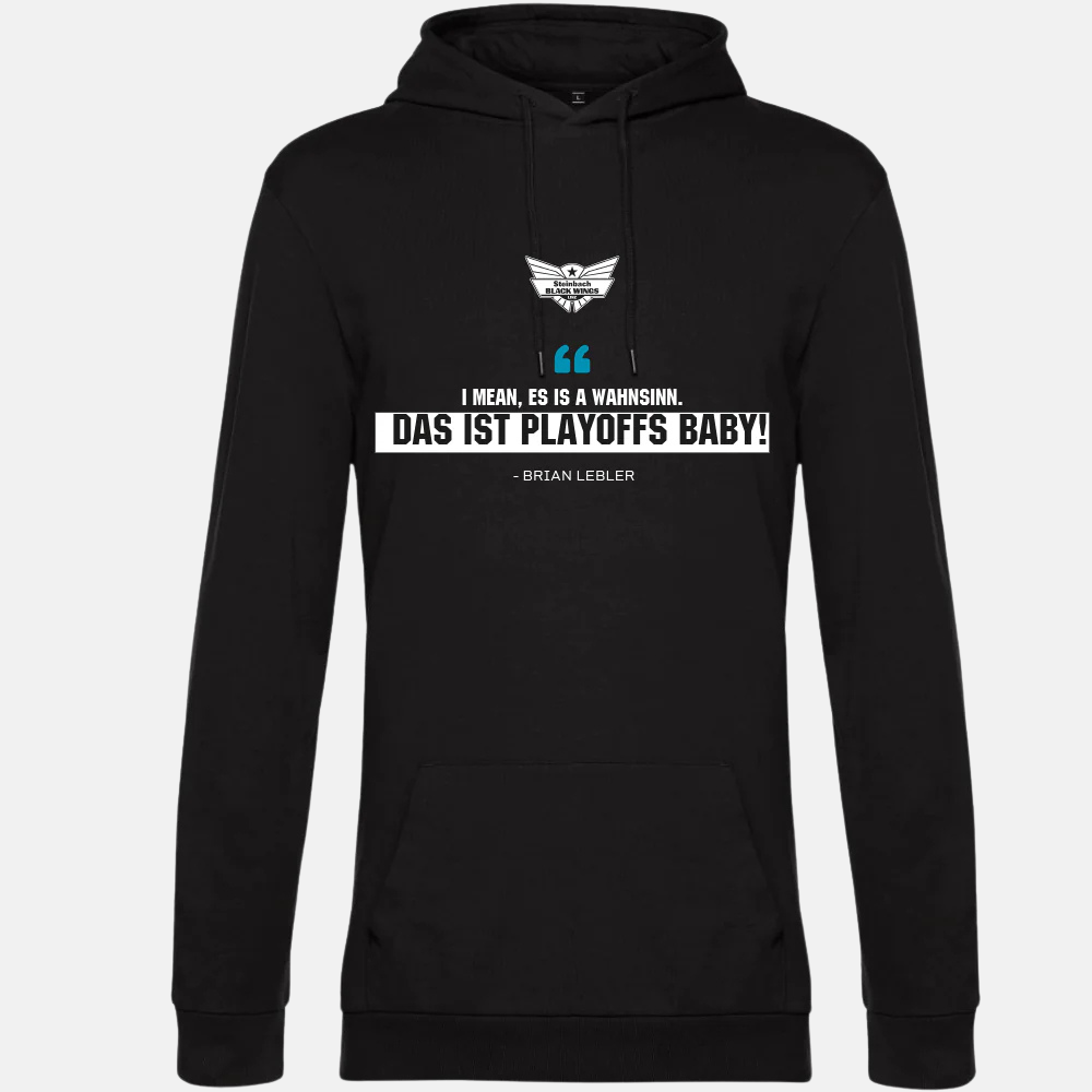Black Wings Hoodie Playoffs 2025