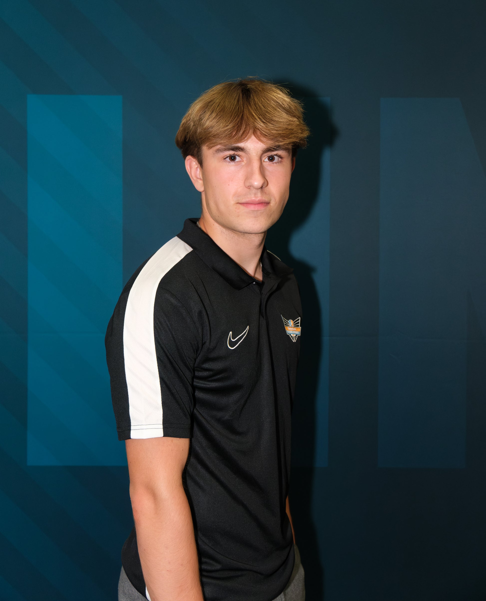 Nike Black Wings Academy 23 Poloshirt Schwarz