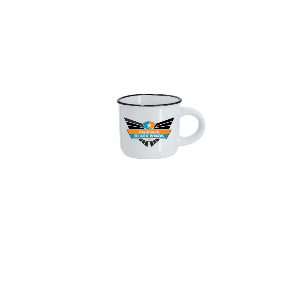 Black Wings Tasse Emaille
