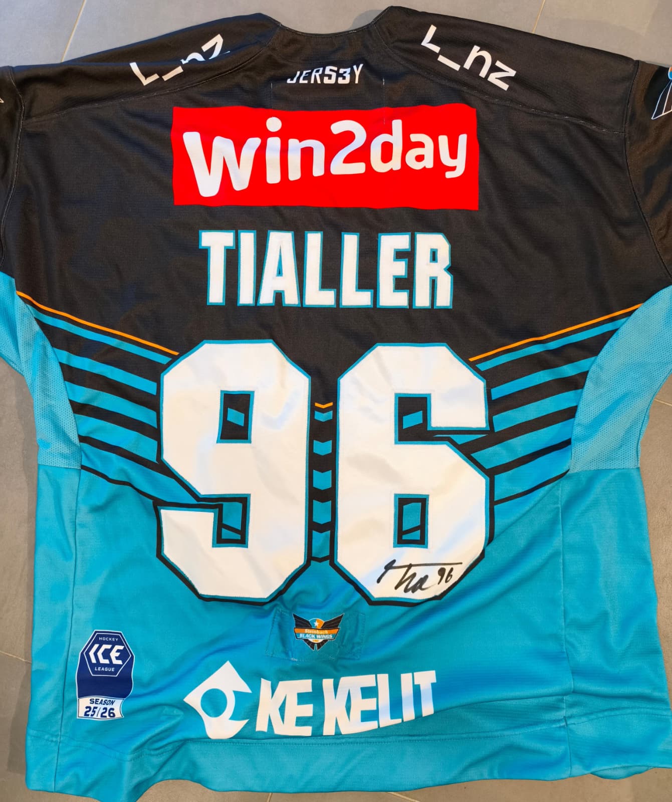 Matchworn Trikot Home 2025/26 signiert – CHRISTOPH TIALLER #96