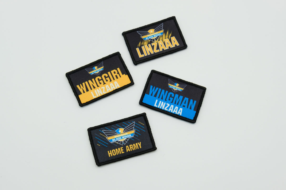 Black Wings Patch Winggirl