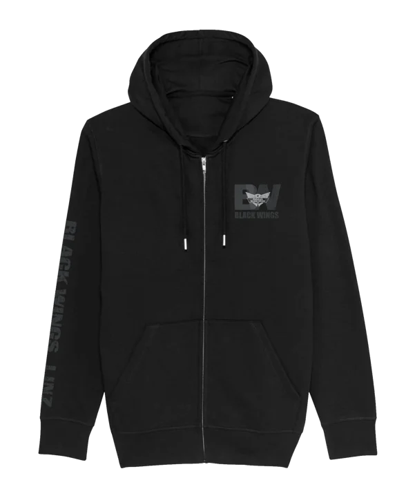 Black Wings Unisex Jacke mit Zip Classic